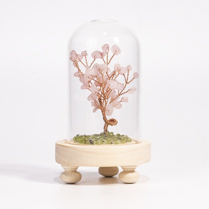 Natural crystal tree gravel ornaments