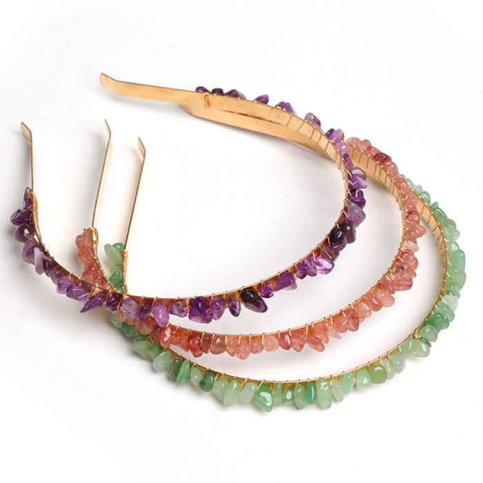 Amazon gravel crystal hair comb holiday gift hair hoop